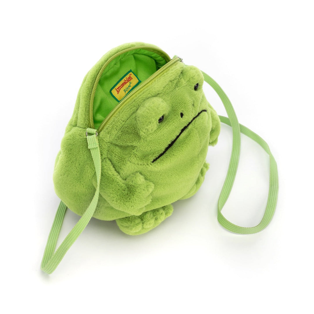 Jellycat Toy Stuffed Plush Jellycat Ricky Rain Frog Bag