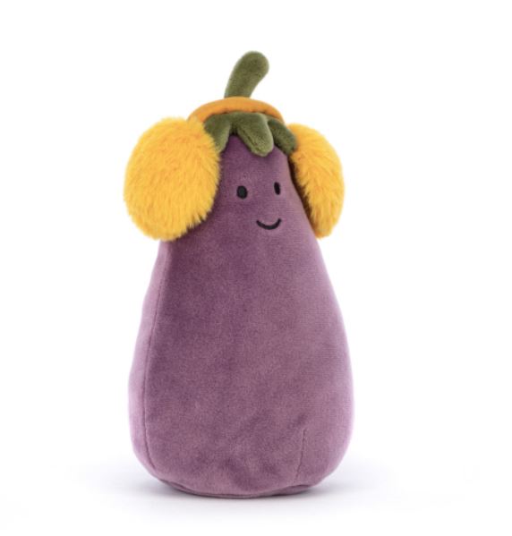 Jellycat Toy Stuffed Plush Jellycat Toastie Vivacious Eggplant