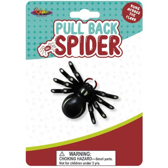 Kalan LP Toy Novelties Pull Back Creepy Spider