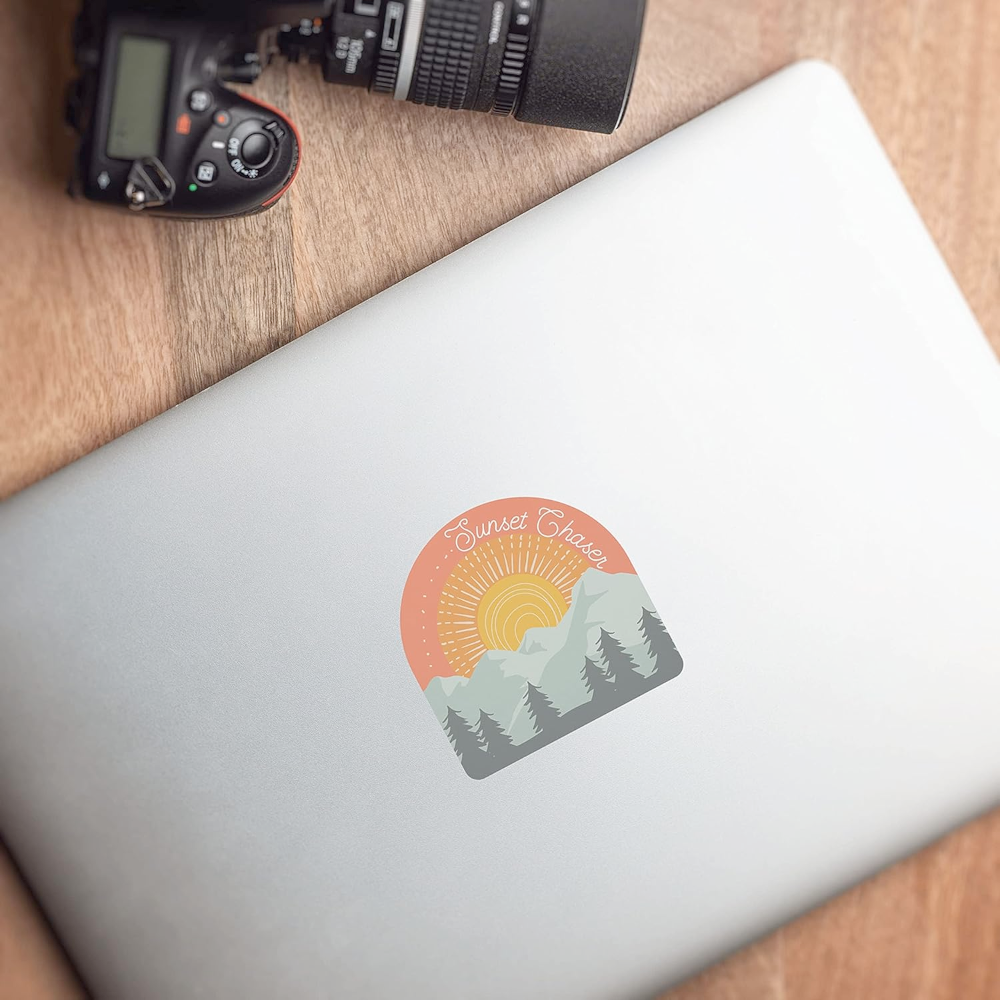 Karma Magnets & Stickers Sunset Chaser Vinyl Sticker - 2.8"