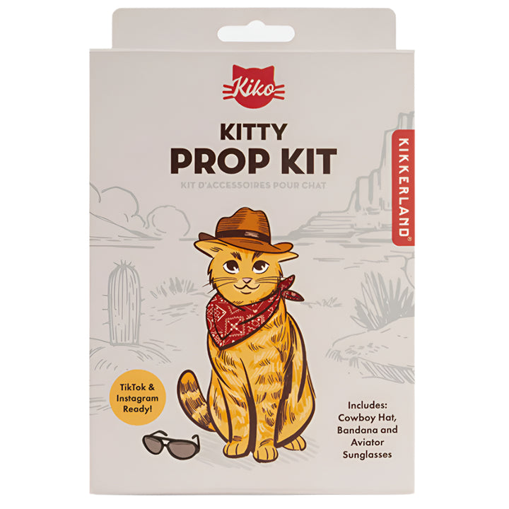 KIKKERLAND Funny Novelties Kitty Western Prop Kit