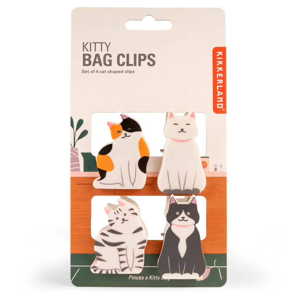 KIKKERLAND Kitchen & Table Kitty Bag Clips