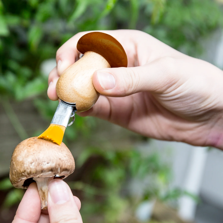 KIKKERLAND Kitchen & Table Mushroom Tool Keychain
