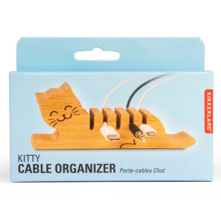 KIKKERLAND Office Goods Cat Multi-Cord Holder