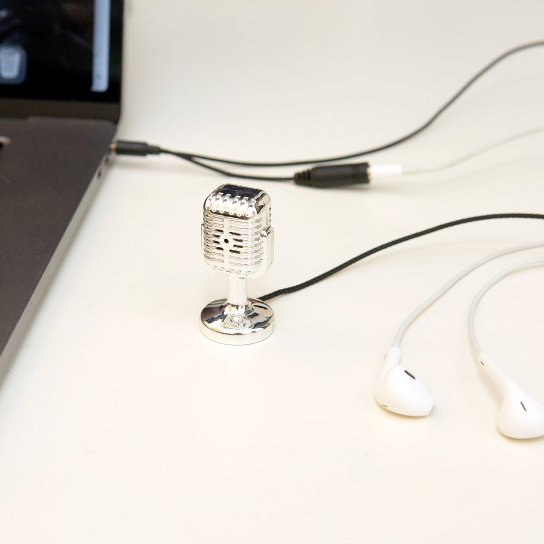 KIKKERLAND Office Goods Plug & Play Mini Microphone (USB-C)