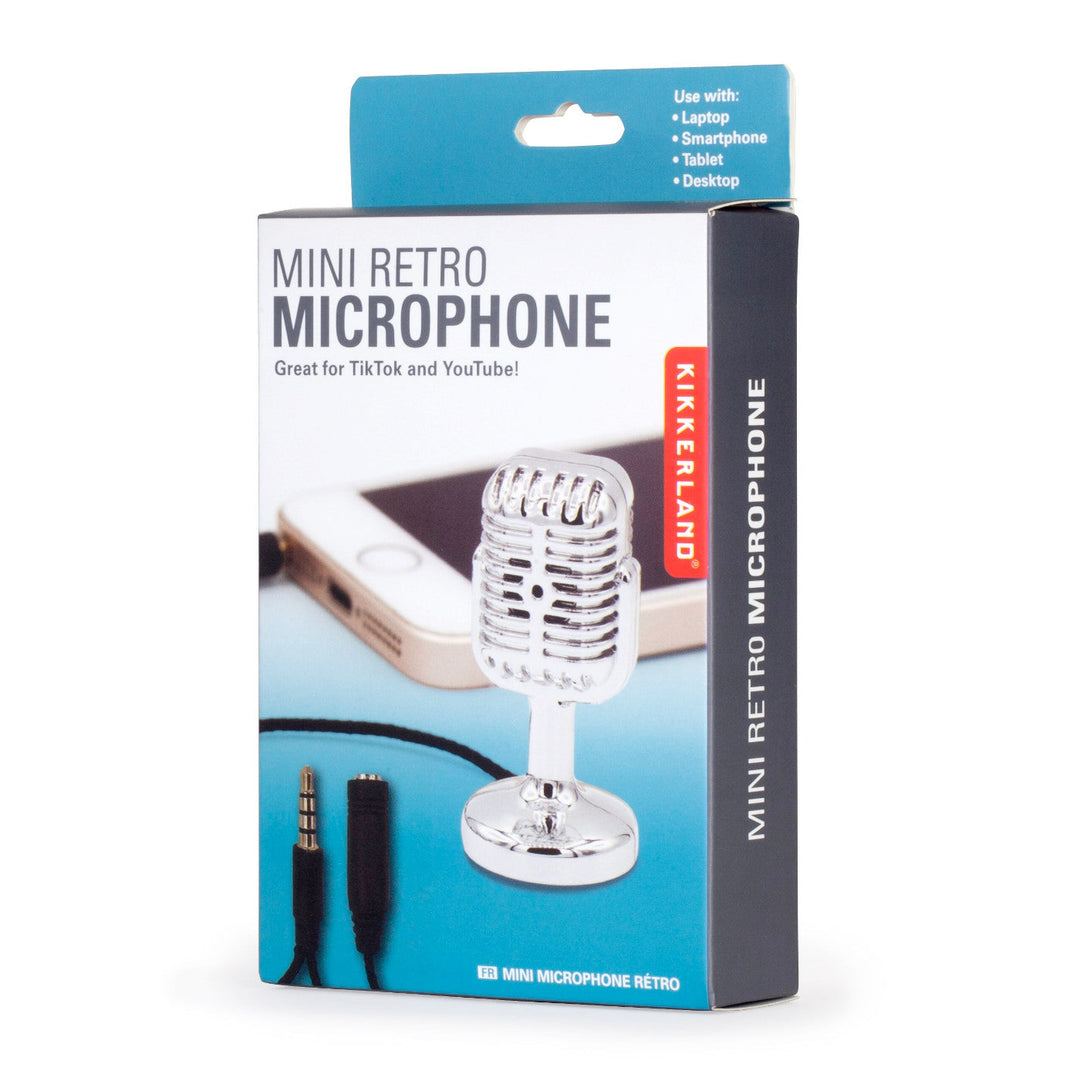 KIKKERLAND Office Goods Plug & Play Mini Microphone (USB-C)