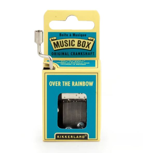 KIKKERLAND Toy Creative Over the Rainbow Retro Music Box