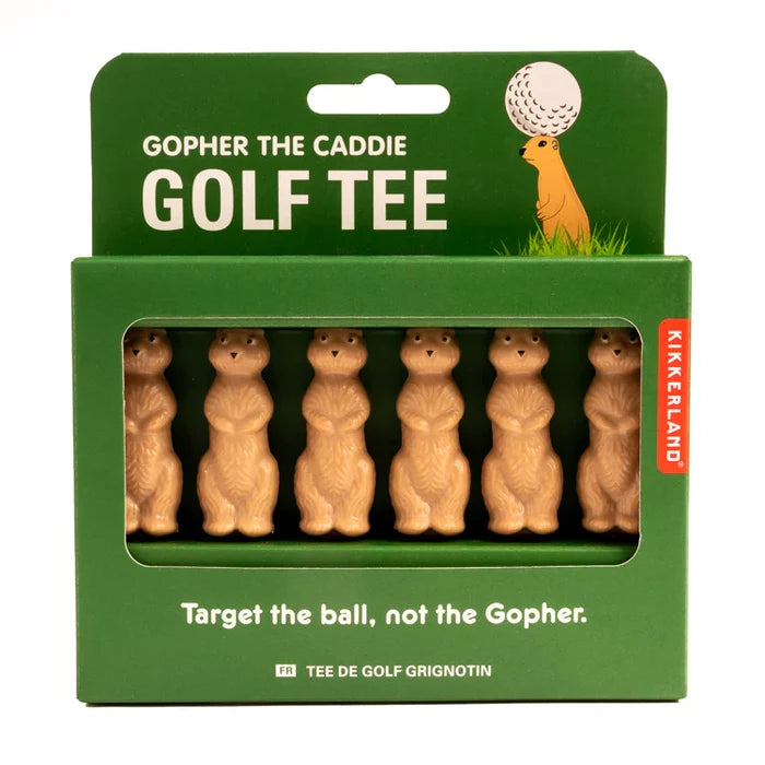 KIKKERLAND Toy Outdoor Fun Gopher - The Caddy Golf Tee