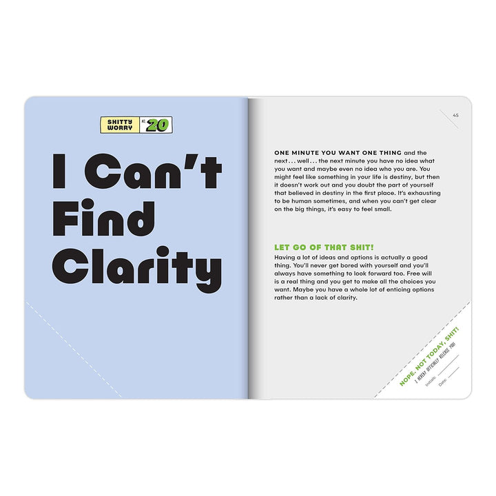 Knock Knock Books 45 Ways to Relax and Let Go of Overthinking Book