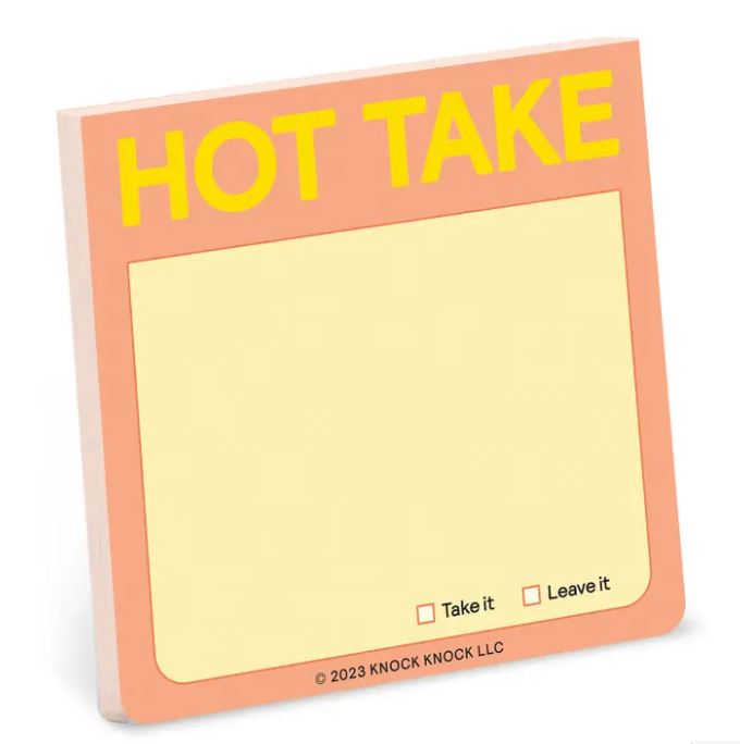 Knock Knock Office Goods Saucy Sticky Note (pastel)