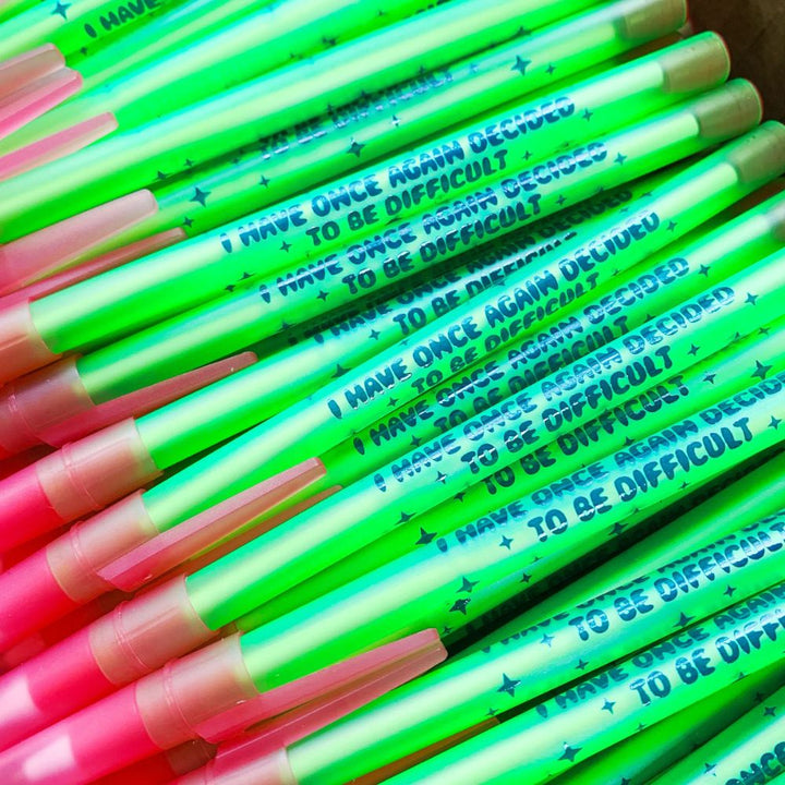 Krystan Saint Cat Arts & Crafts Decided to Be Difficult Whimsy Pen: