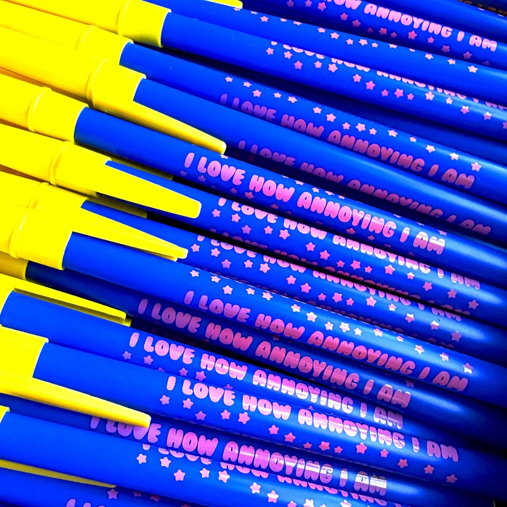 Krystan Saint Cat Arts & Crafts I love how Annoying I am Whimsy Pen: