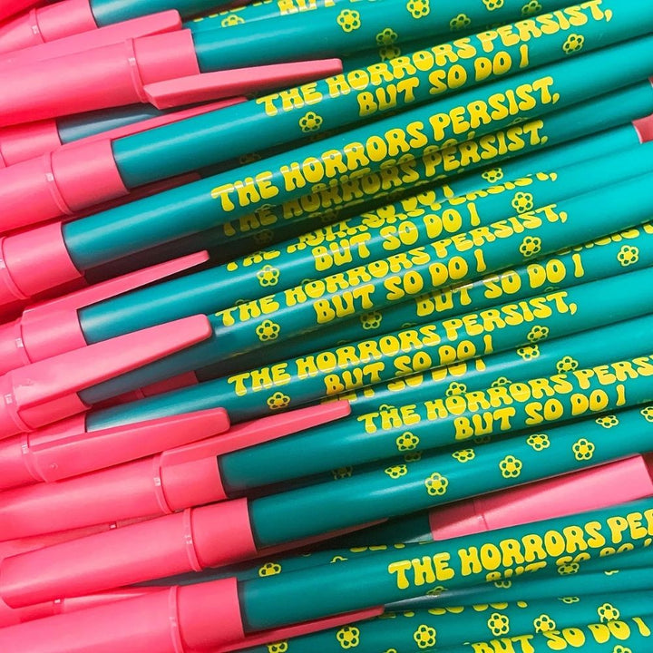Krystan Saint Cat Arts & Crafts The Horrors Persist but so do i Whimsy Pen: