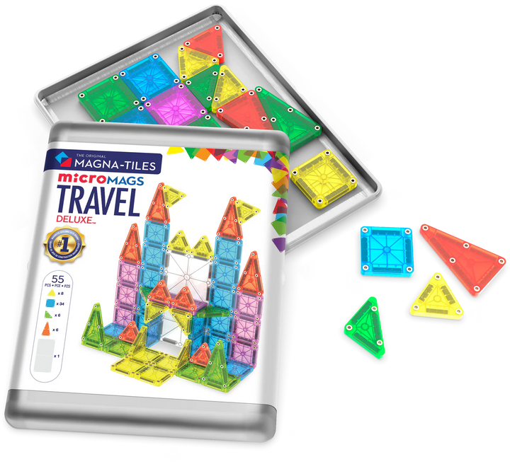 Magna-Tiles Toy Creative MicroMags Travel Set Deluxe