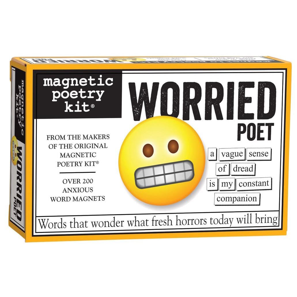 Magnetic Poetry Magnets & Stickers Worried Poet Magnetic Poetry Kit