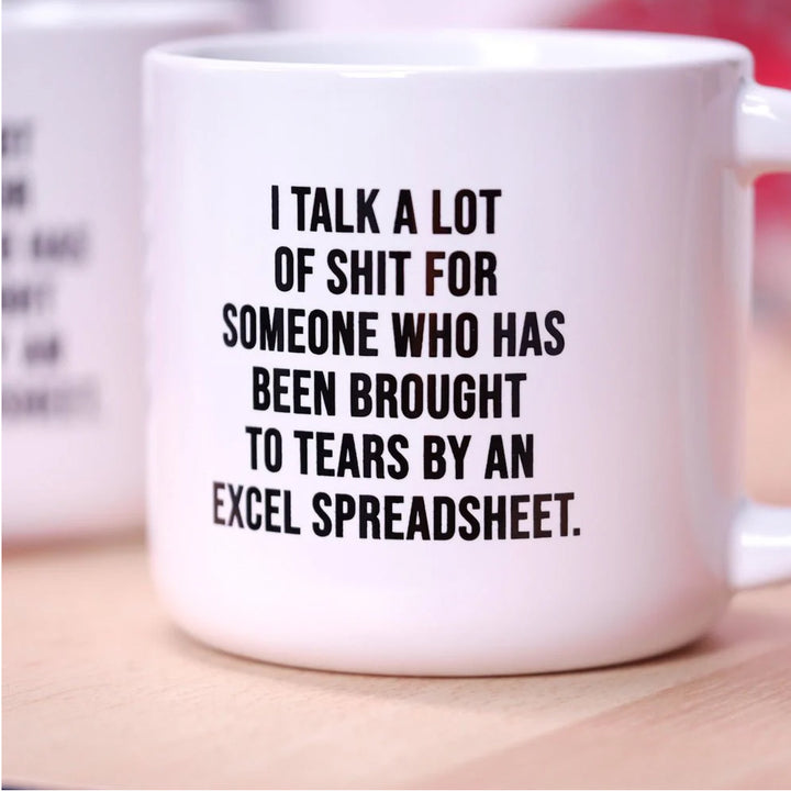 Meriwether Drinkware & Mugs Brought To Tears By Excel... Coffee Mug