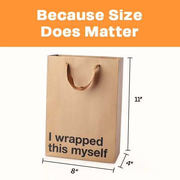 MilkToast Brands Bags & Pouches I Wrapped This Myself Gift Bag