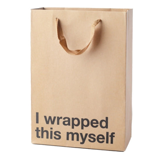 MilkToast Brands Bags & Pouches I Wrapped This Myself Med Gift Bag