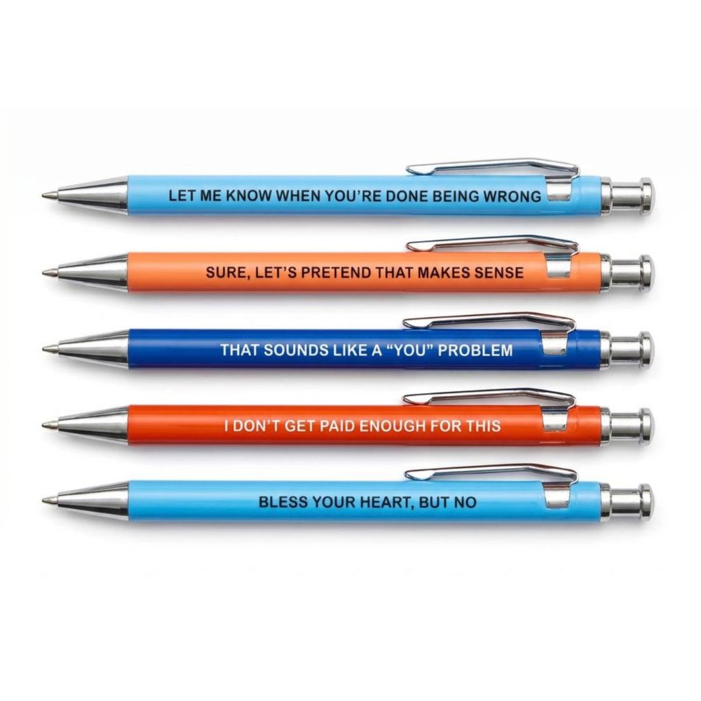 MilkToast Brands Office Goods Passive Aggressive Pens