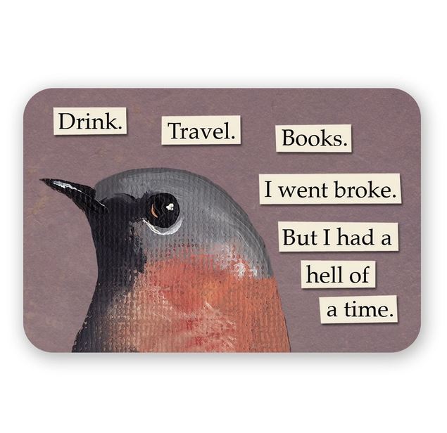 Mincing Mockingbird Magnets & Stickers Drink, Travel, Books Mincing Mockingbird Sticker