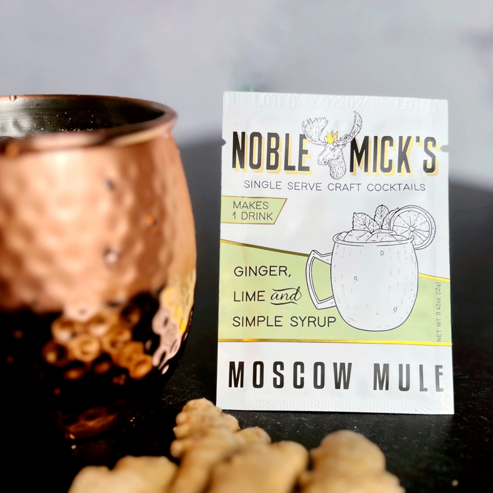 Noble Micks Single Serve Craft Cocktail Mix Spicy Jalapeno Margarita