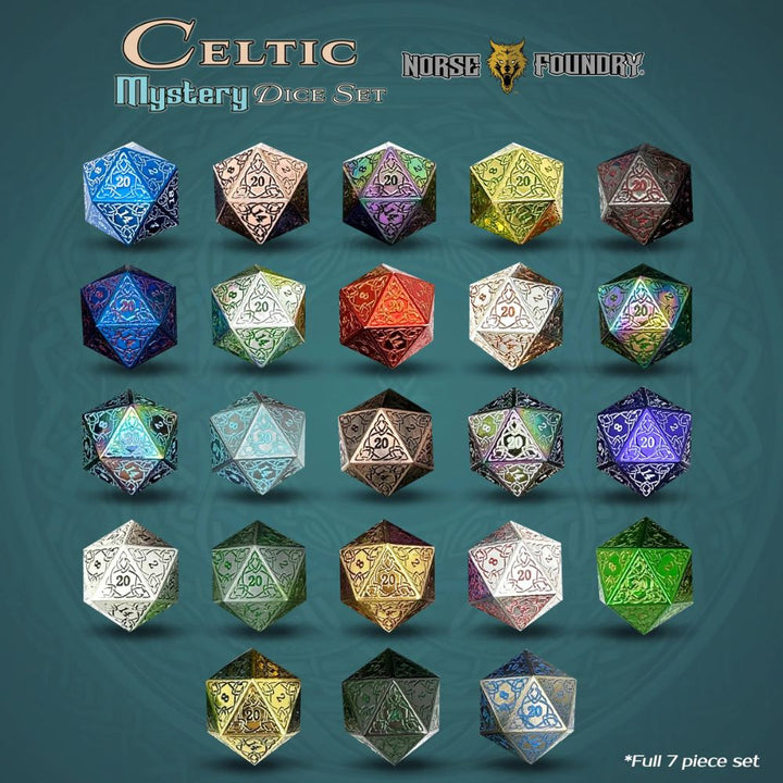 Norse Foundry Dice Celtic Mystery Dice Set