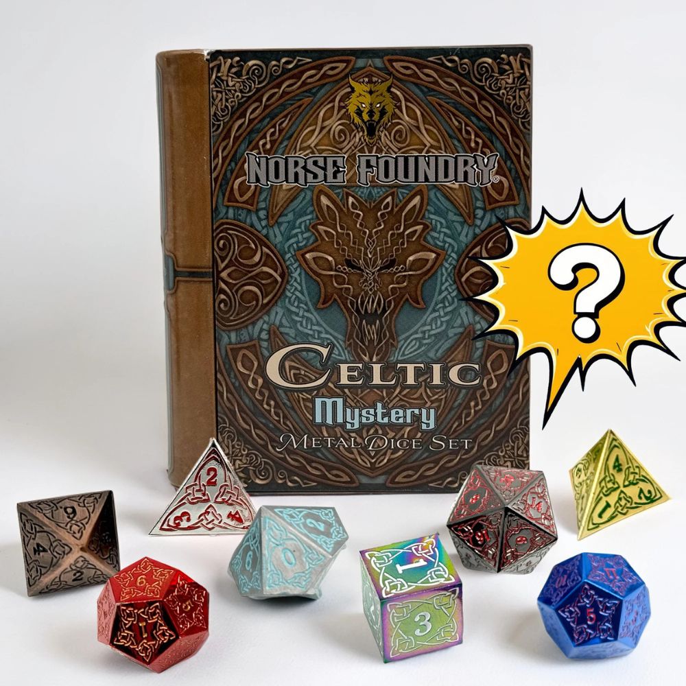 Norse Foundry Dice Celtic Mystery Dice Set