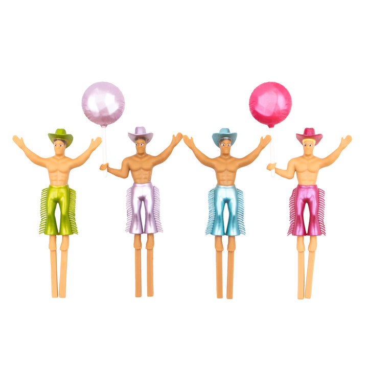 NPW Funny Novelties Hunky Cake Topper 4pk