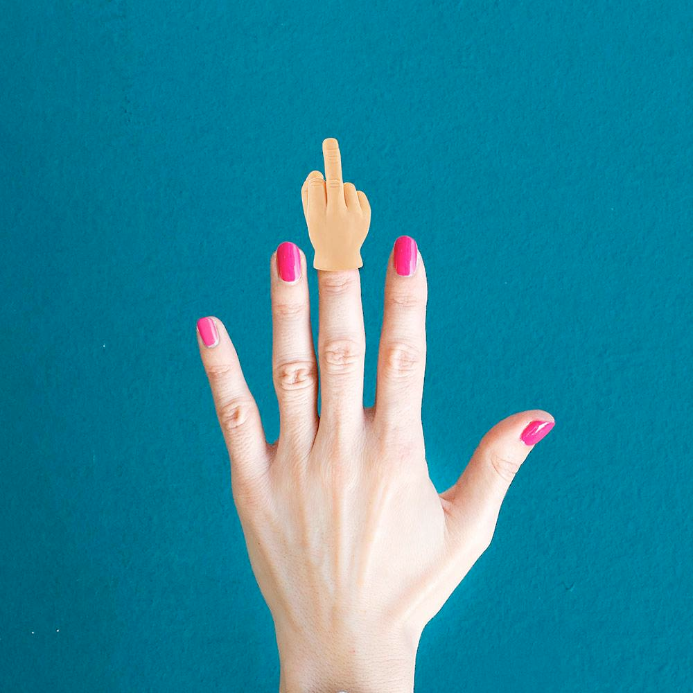 NPW Funny Novelties Tiny Hand - Middle Finger