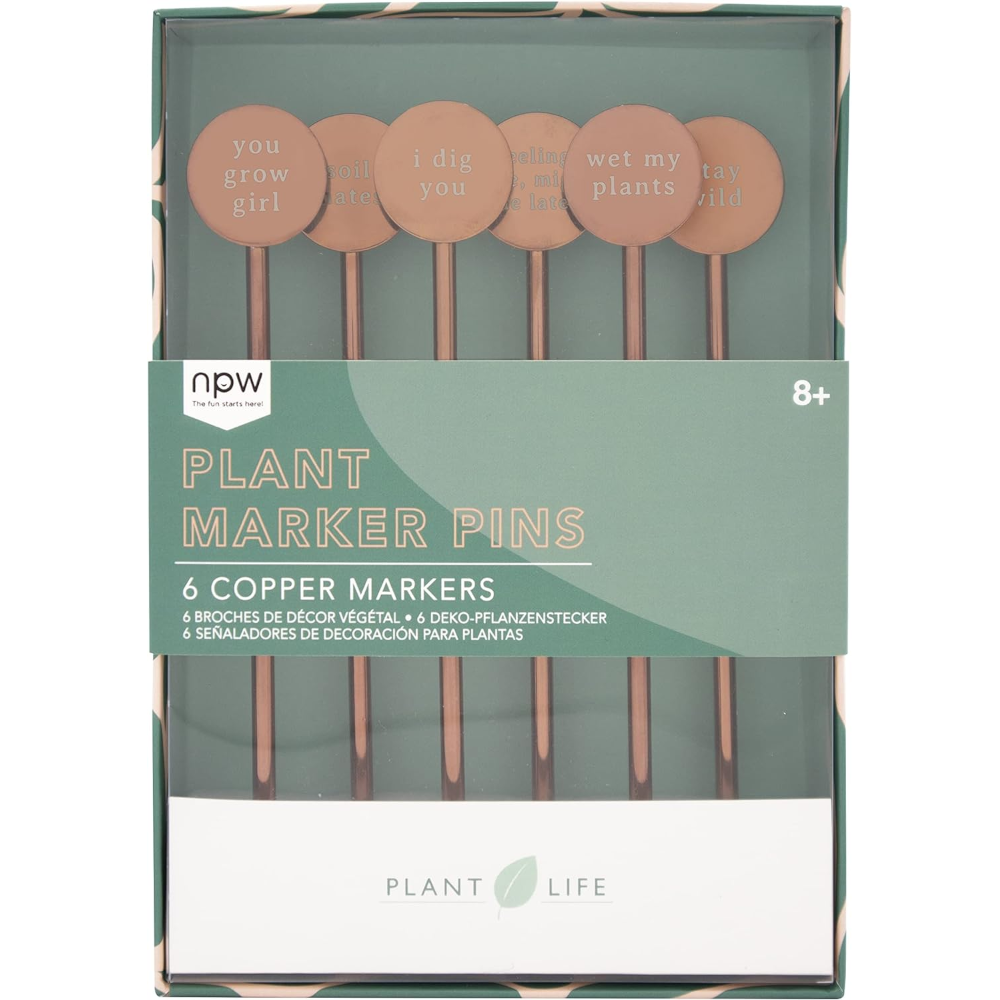 NPW Home Decor Plant Life Plant Marker Pins