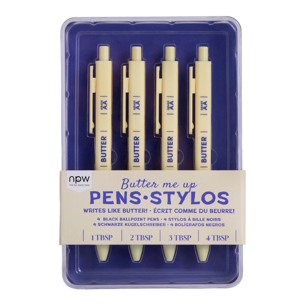 NPW Office Goods Butter Pens 4 Pack