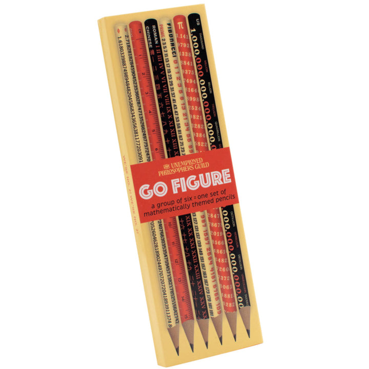 Off the Wagon Shop Office Goods Go Figure Math Pencil Set