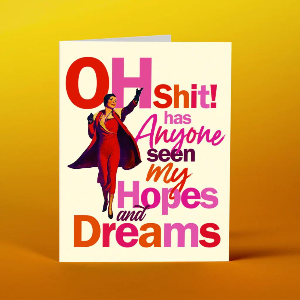 Offensive Delightful Greeting Cards Hopes and Dreams Card
