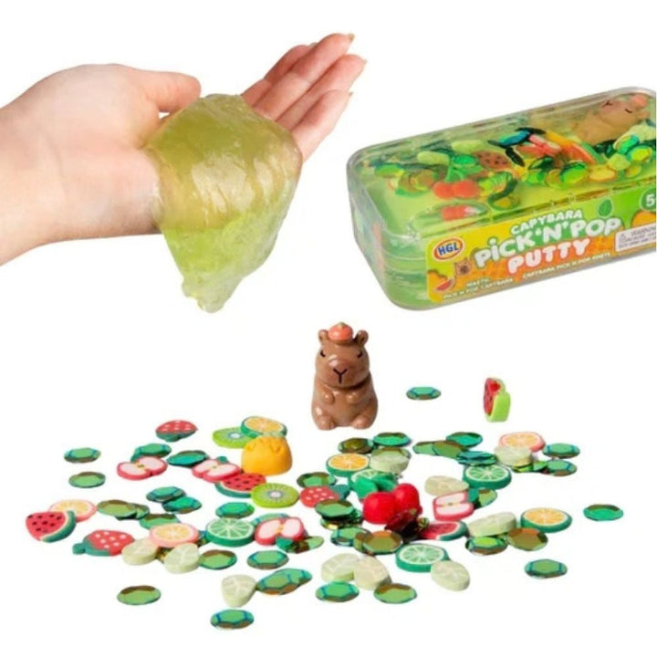 One For Fun Toy Novelties Capybara Pick N Pop Putty