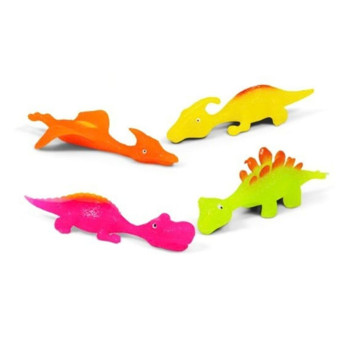 One For Fun Toy Novelties Slingshot Dinosaurs - 2 pack