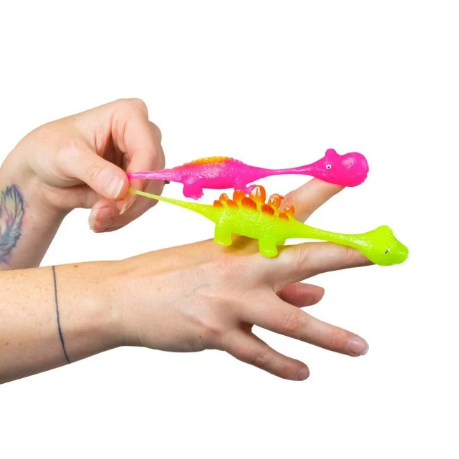 One For Fun Toy Novelties Slingshot Dinosaurs - 2 pack