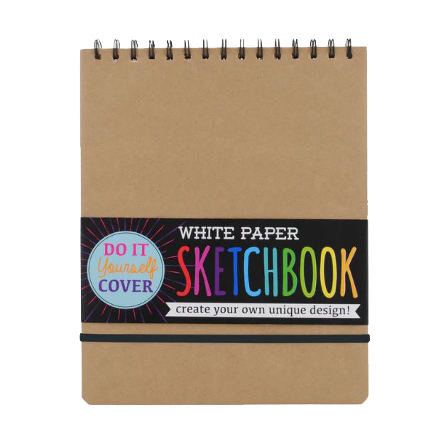 OOLY Arts & Crafts DIY Sketchbook - Large - White