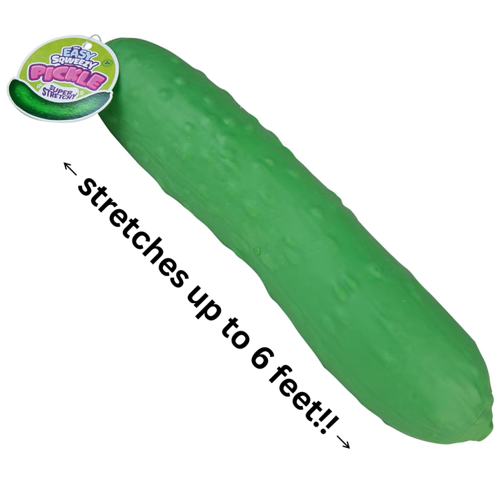 ORB Toys Toy Novelties Easy Sqweezy Stretchy Pickle - 16" long