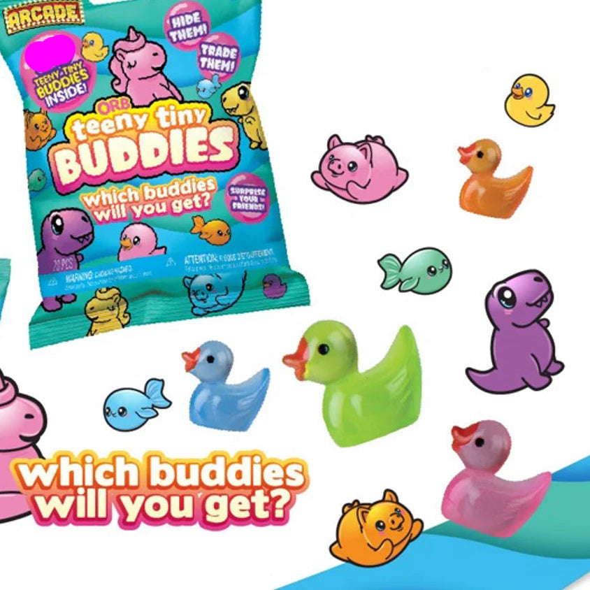 ORB Toys Toy Novelties Teeny Tiny Buddies Mystery Animal Blind  Bag - 15 per pack
