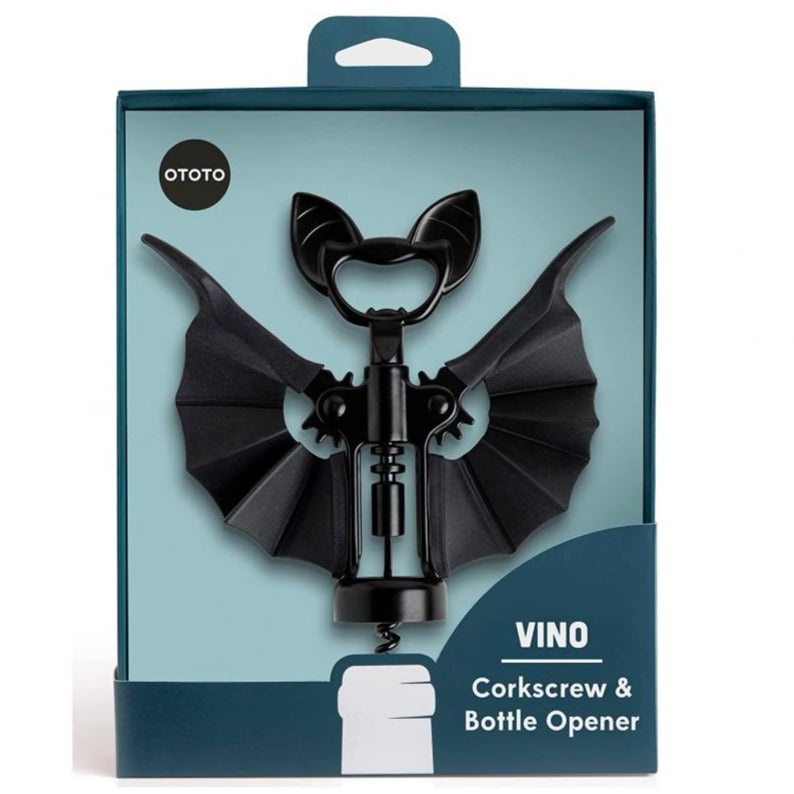 Ototo Kitchen & Table Vino Bat Corkscrew Bottle Opener