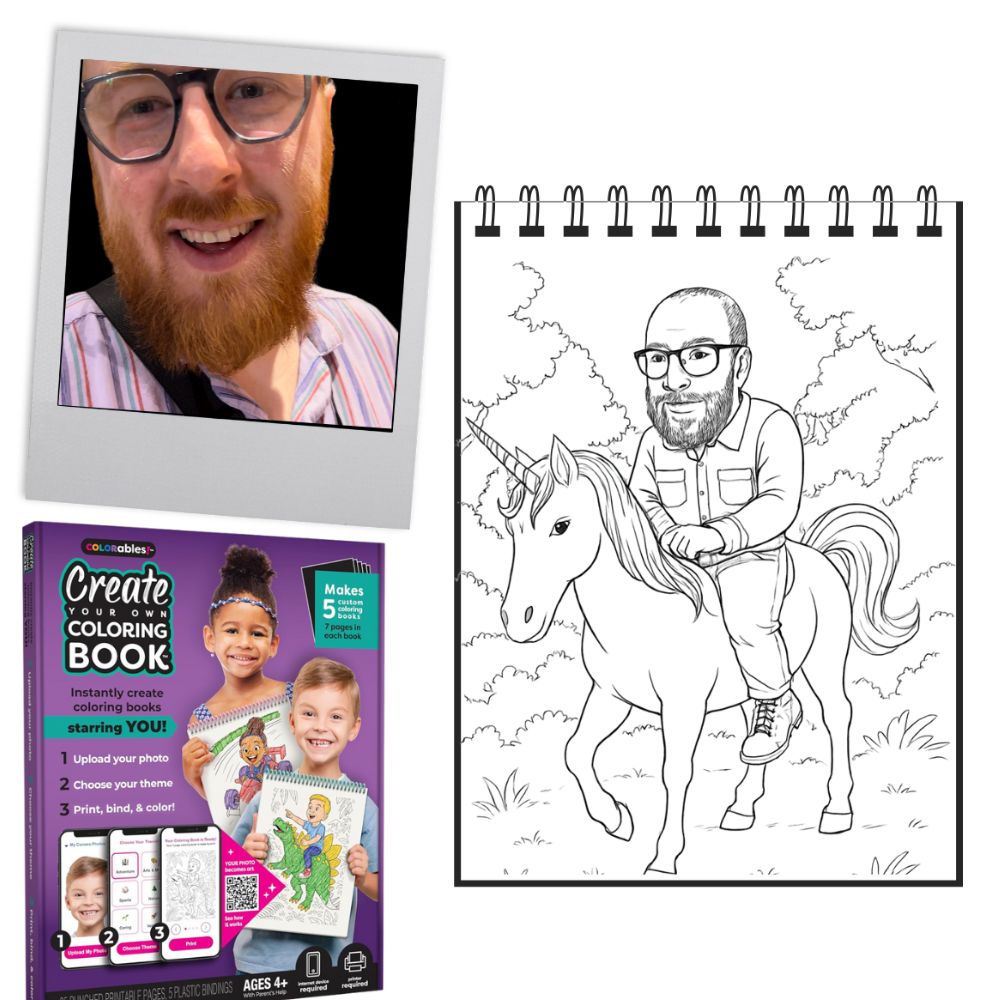 Paintable Pictures Arts & Crafts Colorables! Create Your Own Coloring Book