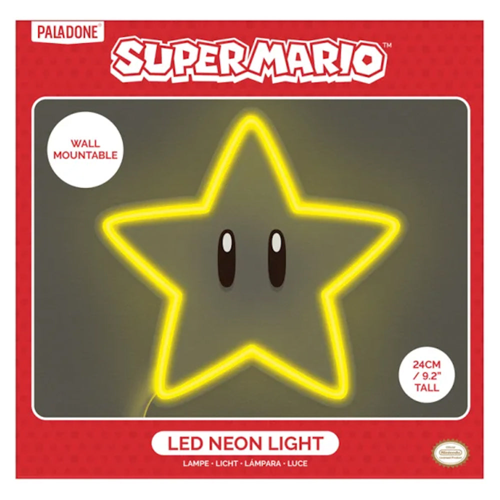 Paladone - first logistics Home Decor Super Star Wall Mountable LED Neon Light