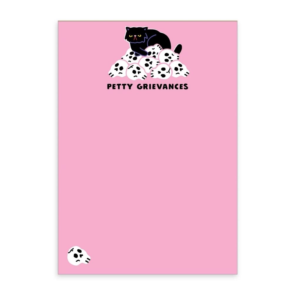 Party of One Office Goods Petty Grievances Cat Notepad