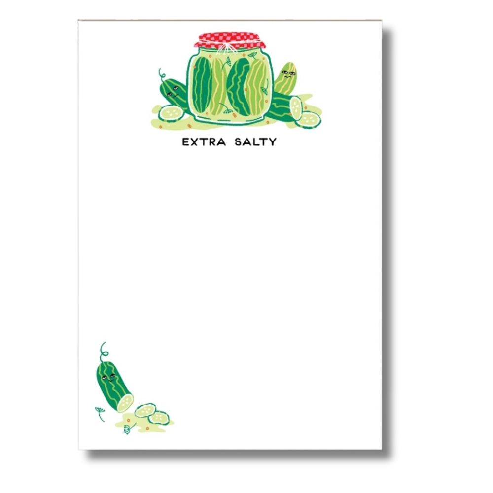 Party of One Office Goods Salty Pickles Notepad