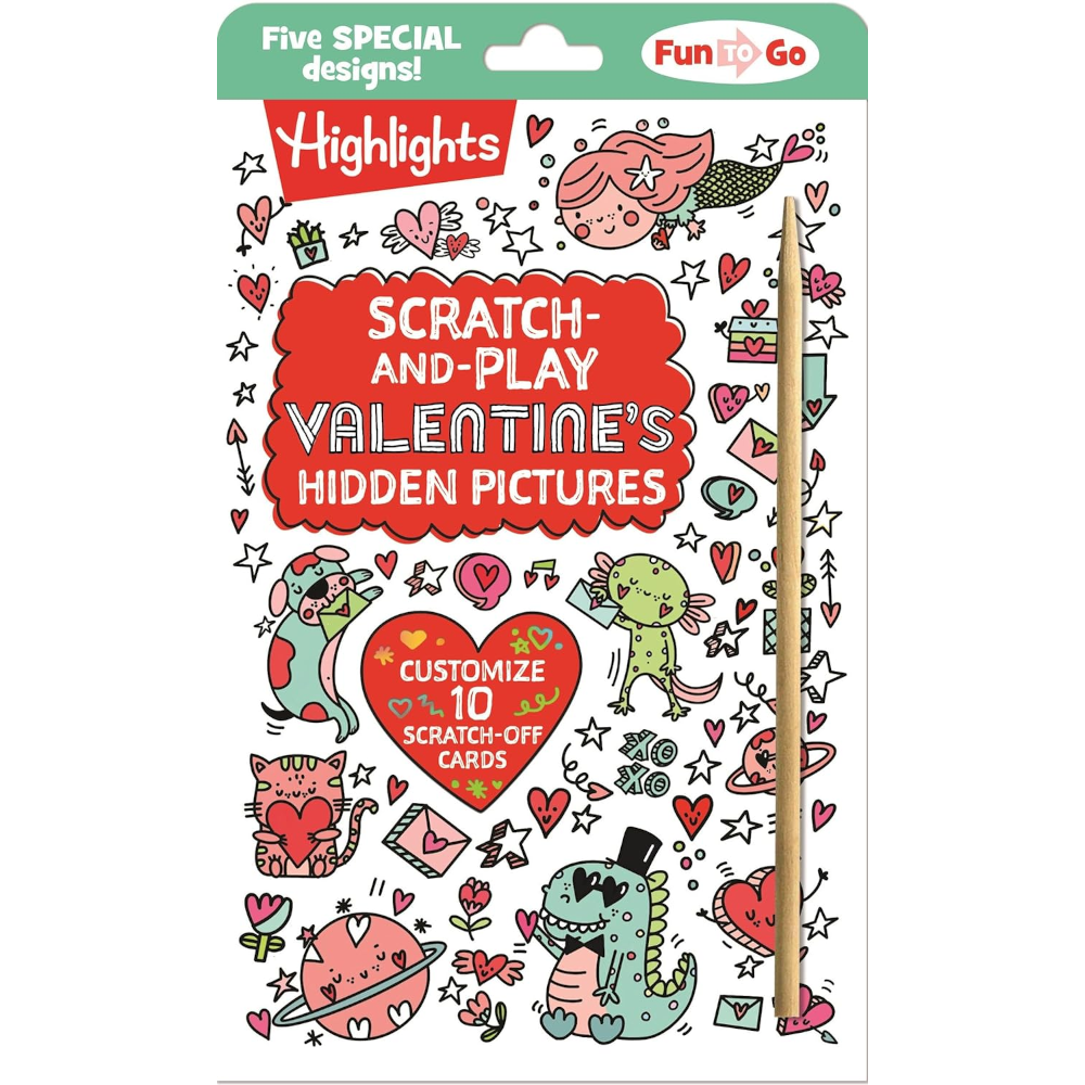 Penguin Group (USA) Books Scratch-and-Play Valentine's Hidden Pictures - 10 Cards