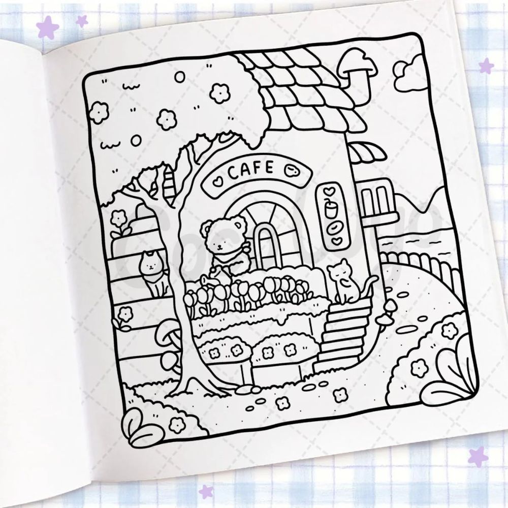 Penguin Random House Books Cozy Corner Coloring Book