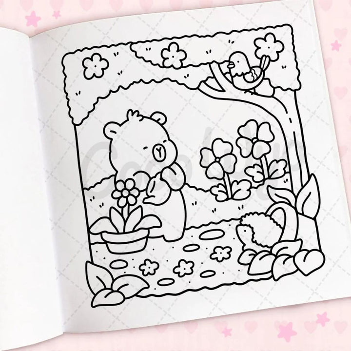 Penguin Random House Books Cozy Cuties Coloring Book