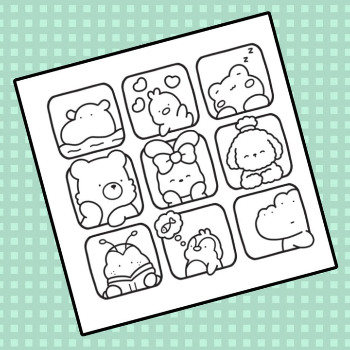 Penguin Random House Books Cozy Friends Coloring Book