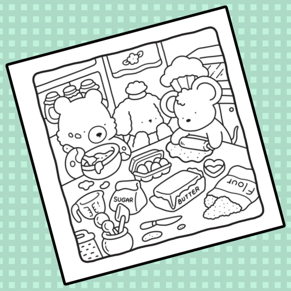 Penguin Random House Books Cozy Friends Coloring Book