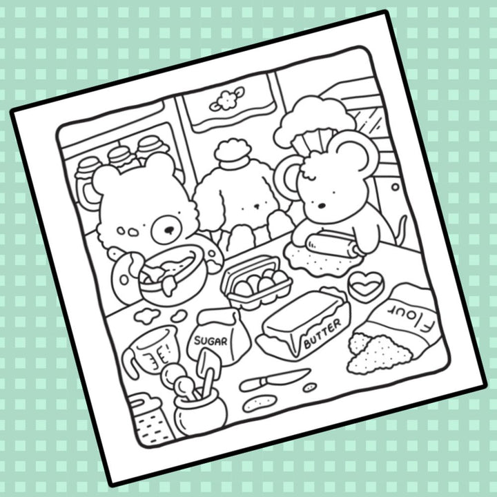 Penguin Random House Books Cozy Friends Coloring Book
